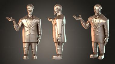 Figurines of people Addams Family Lurche 3d model