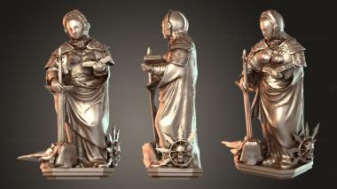 Figurines of people Adepta Sororitas Saint Catherine 3d model