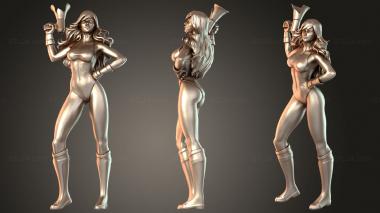Figurines of people Agent Canario edited 3d model