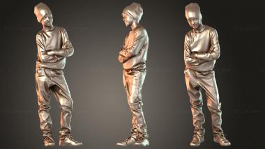Figurines of people Amal duplicate 3d model