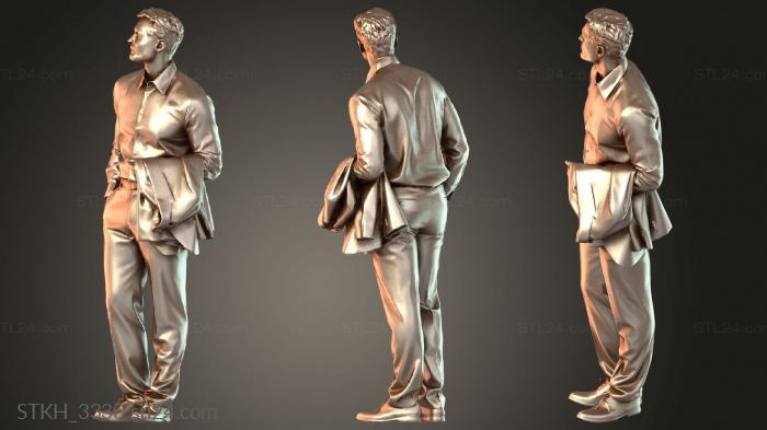Figurines of people (Andrew Fierce, STKH_3330) 3D models for cnc