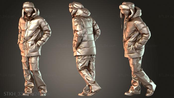Figurines of people (Andrew Intelligent, STKH_3332) 3D models for cnc