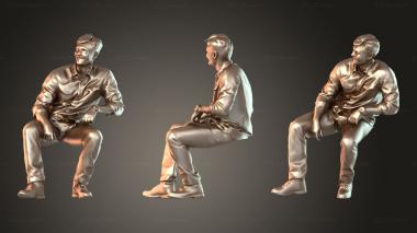 Figurines of people Andrew Native 3d model