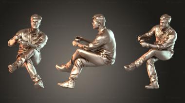 Figurines of people Andrew Native Clever 3d model