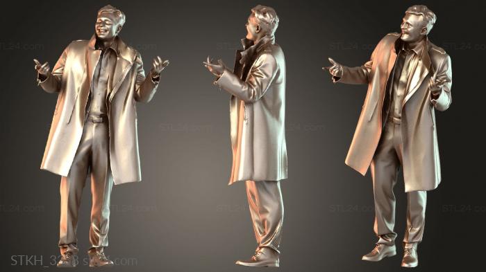 Figurines of people (Andrew Native Youthful, STKH_3338) 3D models for cnc