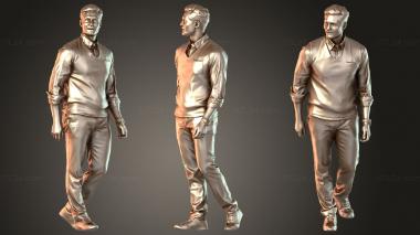 Figurines of people Andrew Observant 3d model