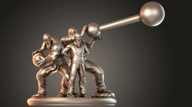 Figurines of people Anime Maestro Roshi 3d model