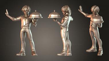 Figurines of people Anime Sanji 3d model
