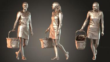 Figurines of people Anna Warm 3d model