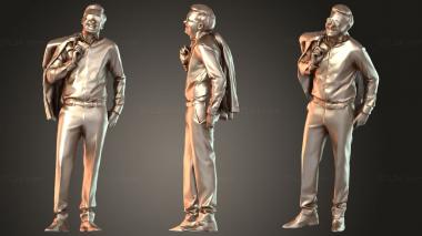Figurines of people Anselmo n 3d model