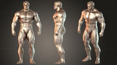 Figurines of people Arnold Schwarzenegger 3d model