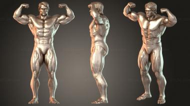 Figurines of people Arnold Schwarzenegger Strong 3d model