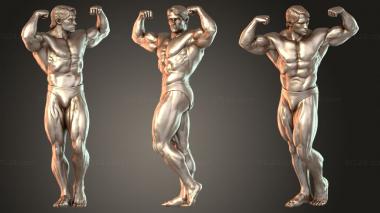 Figurines of people Arnold Schwarzenegger Quick 3d model