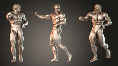Figurines of people Arnold Schwarzenegger Unyielding 3d model