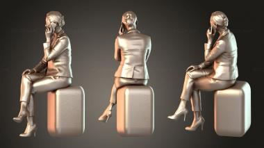 Figurines of people Bao Energetic 3d model