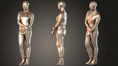Figurines of people Bao Lively 3d model