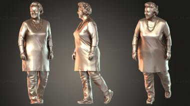 Figurines of people Barbara 3d model