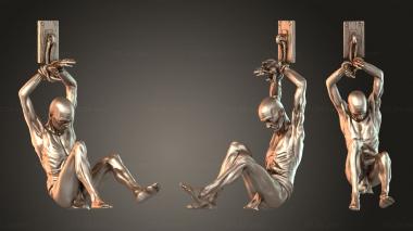 Figurines of people Beastmen Bound Peasant 3d model