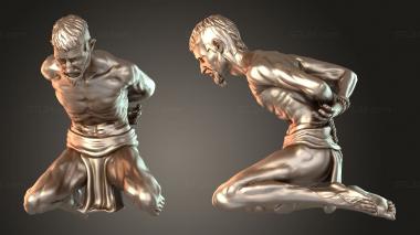 Figurines of people Beastmen Peasant 3d model