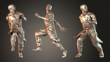 Figurines of people Beastmen Peasant Tough 3d model