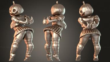 Figurines of people Beastmode Pumpkin Enraged 3d model