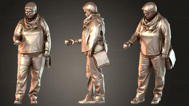 Figurines of people Beautiful Goth 3d model