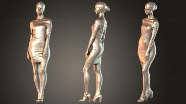 Figurines of people Beggar Inspired 3d model
