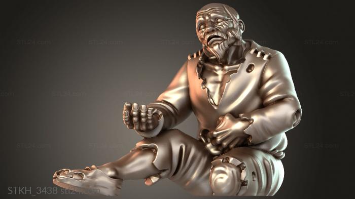 Figurines of people (Belksasar Oriental Kingdom Moonshine Ninja Elite, STKH_3438) 3D models for cnc