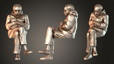 Figurines of people Bernie 3d model