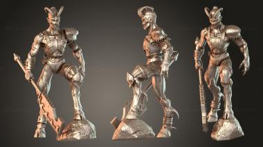 Figurines of people Blood Maidens Warrior 3d model