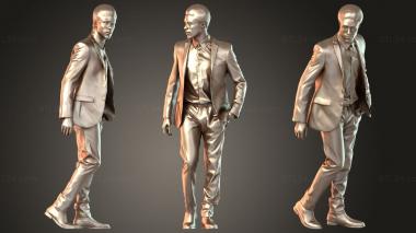 Figurines of people Bruce 3d model