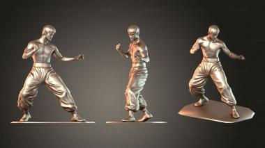 Figurines of people Bruce Lee 3d model