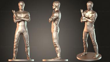 Figurines of people Bruce Lee Martial 3d model