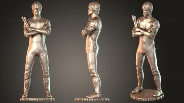 Figurines of people Bruce Leon 3d model