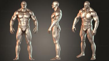 Figurines of people Brutal Male Character Sculpt 3d model