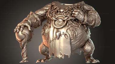 Figurines of people Bust Stand 3d model