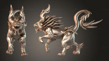 Figurines of people Bust Stand Bold 3d model