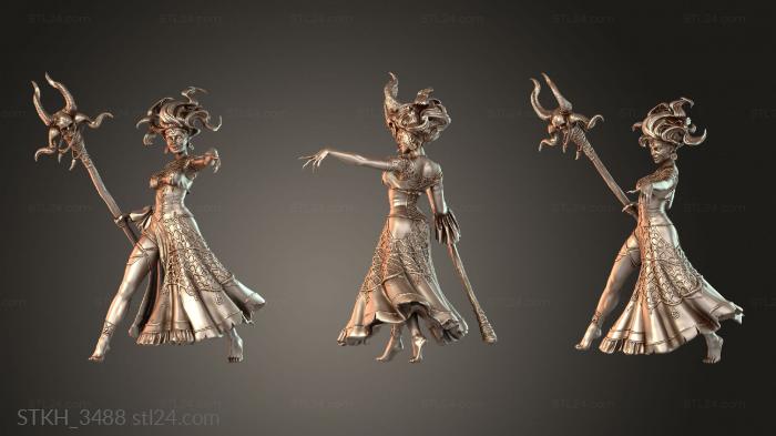 Figurines of people (Bust Stand Youthful, STKH_3488) 3D models for cnc