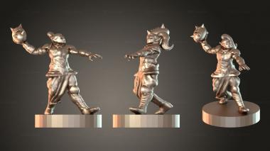 Figurines of people Campo Lanzador 3d model