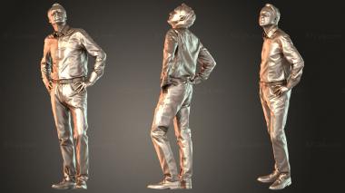 Figurines of people Carlos 3d model