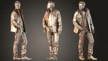 Figurines of people Carlos Motivated 3d model