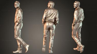Figurines of people Carlos Joyful 3d model