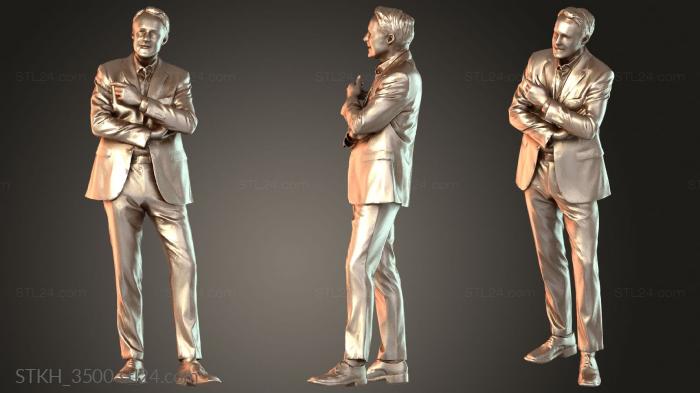 Figurines of people (Carlos Native, STKH_3500) 3D models for cnc