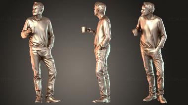 Figurines of people Carlos Native Bold 3d model