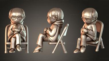 Figurines of people Cassios Saint Seiya 3d model