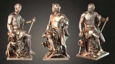Figurines of people Chasseur Definition 3d model