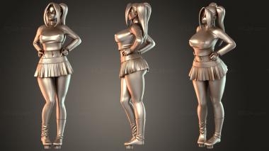 Figurines of people Chloe Shirt and Skirt 3d model
