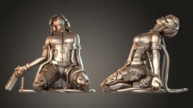Figurines of people Christmas Major 3d model