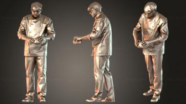 Figurines of people Clemens 3d model