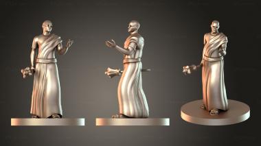 Figurines of people Clerics Life Generic 3d model